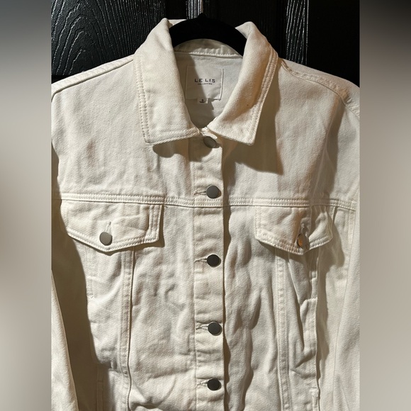 Le Lis White Denim Fringed Jacket - Picture 5 of 12